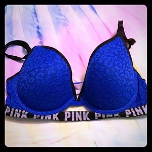 Pink Victoria’s Secret Wear Everywhere Push-Up Bra